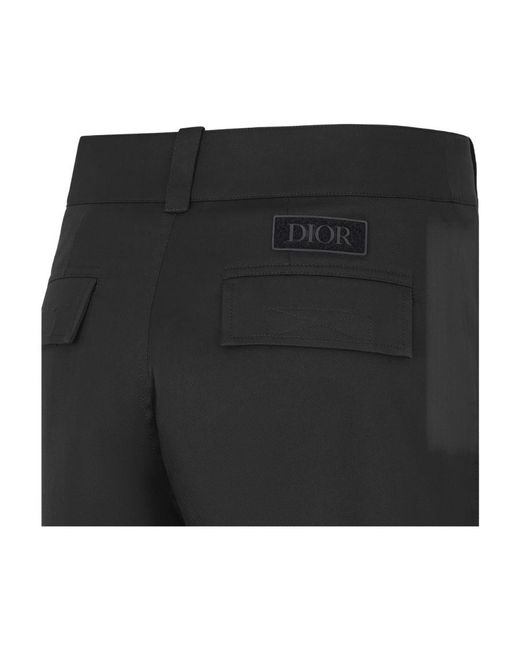 Dior Black Homme Zip Detailed Cargo Pants for men