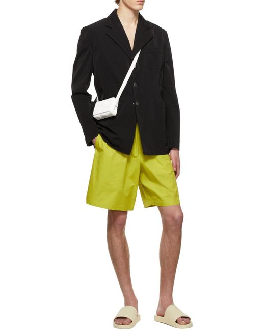 Bottega Veneta Black Single Breasted Long Sleeved Blazer for men