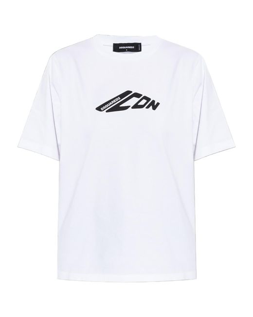 DSquared² White Icon T-Shirt