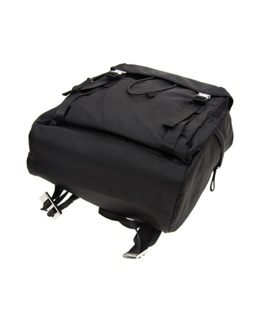 Prada Black Logo Details Backpack for men