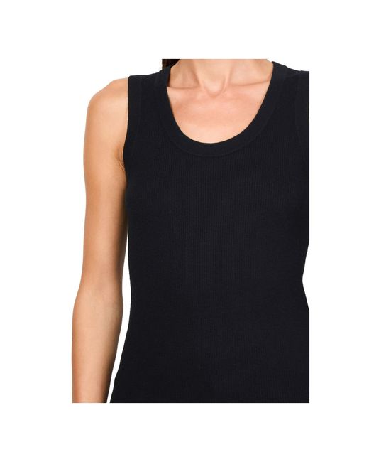 Lisa Yang Black Ina Cashmere Tank Top