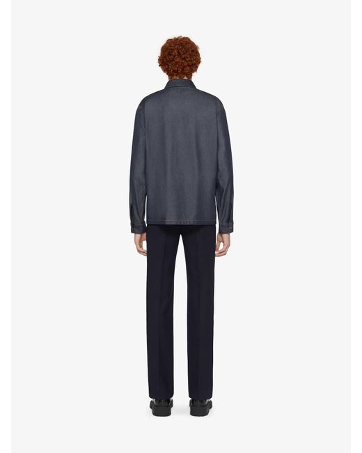 Givenchy Blue Slim-Fit Tailored Pants for men