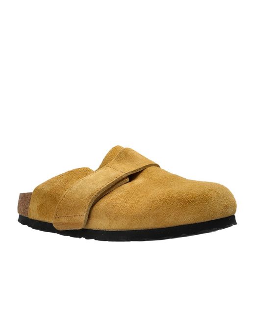 Birkenstock Brown Loma Slip On Slides