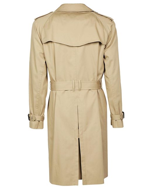 Saint Laurent Natural Belted Trench Coat for men