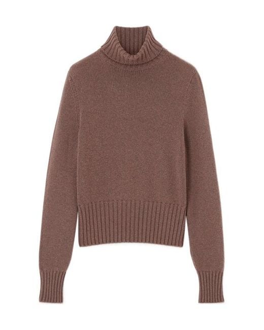 Loro Piana Brown Parksville Turtleneck