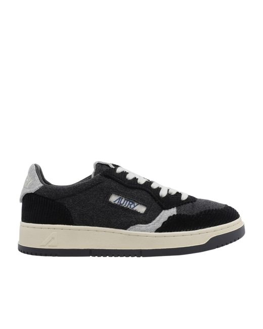 Autry Black Lace-Up Sneakers for men