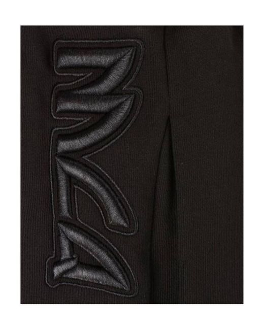 McQueen Black Logo Detail Sweatpants for men