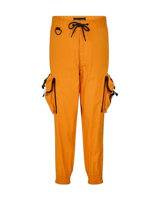 Boss Orange Drawstring Jogger Cargo Trousers for men