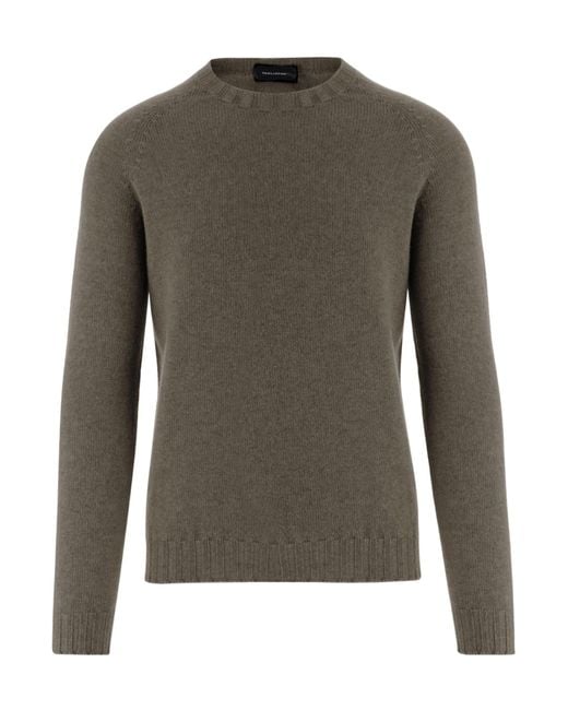 Tagliatore Green Long-Sleeved Sweater for men