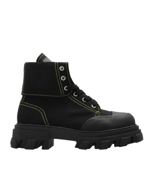 Ganni Black Trail Boots