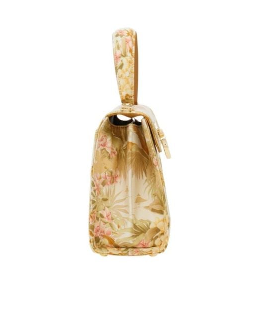 Ferragamo Natural Iconic Top Handle (S)