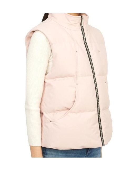 Moose Knuckles Pink Sleevless Down Vest