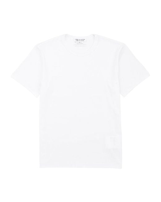 Comme des Garçons White Ladies Back Logo T-Shirt
