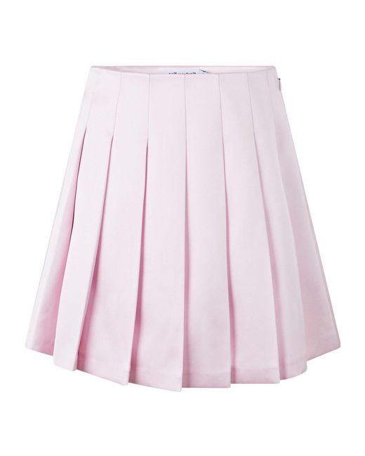Self-Portrait Pink Pleated Skirt