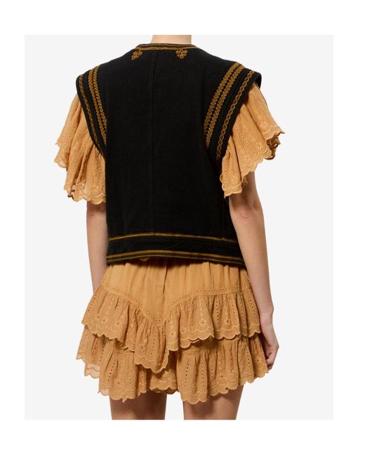 Isabel Marant Black Edmee Denim Jacket
