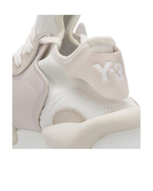 Y-3 Natural Kaiwa Low-Top Sneakers for men