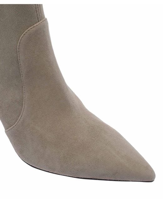 Stuart Weitzman Gray Stuart Power Bootie 75