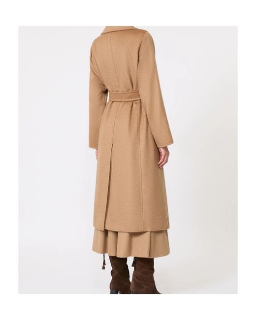 Max Mara Natural Manuela Belted Coat