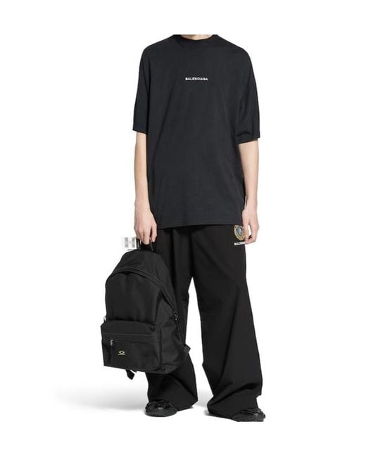 Balenciaga Black Explorer Backpack for men