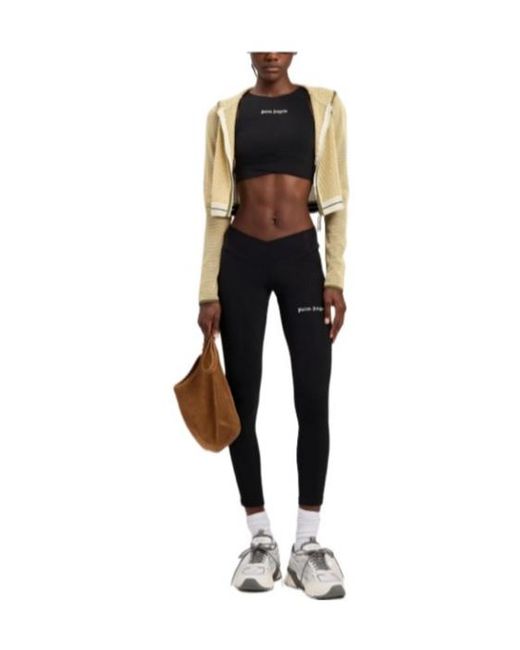 Palm Angels Black Classic Logo Top