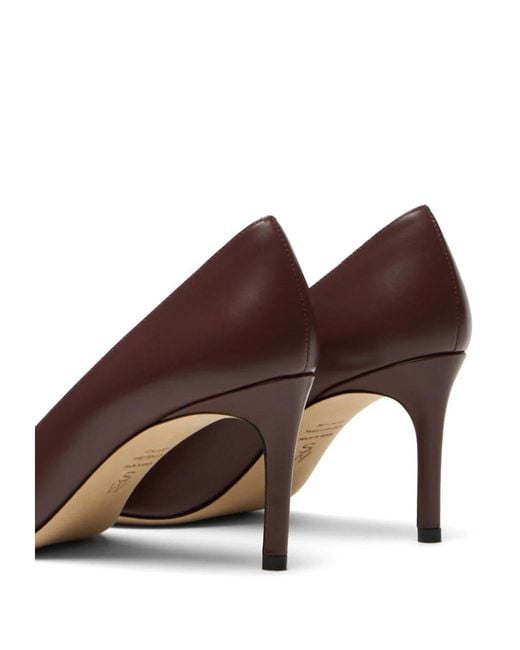 Stuart Weitzman Brown Stuart Power Pump 75