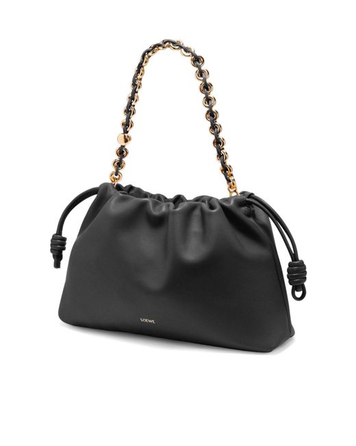 Loewe Black Large Drawstring Shoulder Bag