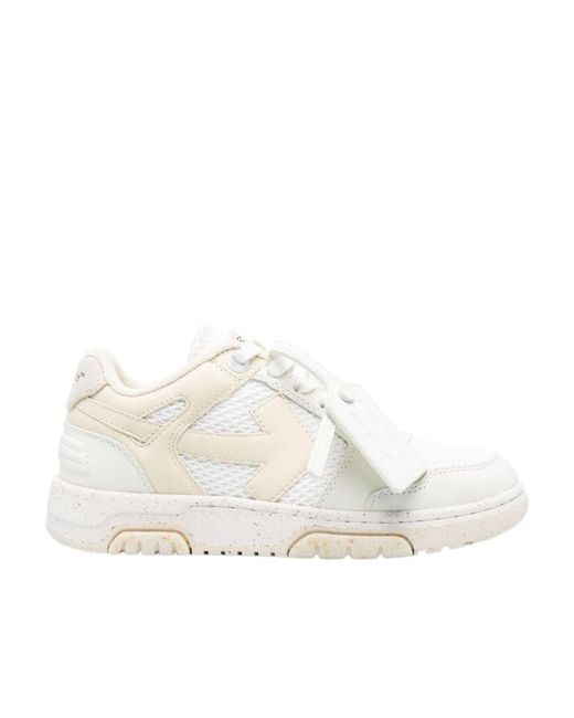 Off-White c/o Virgil Abloh White Out Of Office Low-Top Sneakers