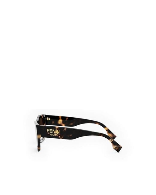 Fendi Multicolor Eyewear Square Frame Sunglasses