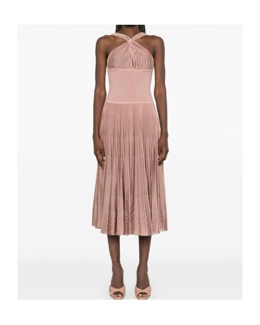 Antonino Valenti Pink Sleeveless Dress
