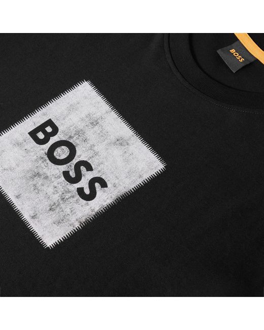 Boss Black Logo Crew-Neck T-Shirt for men