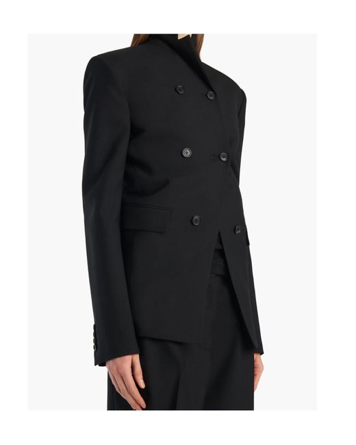 Khaite Black Rolo Jacket