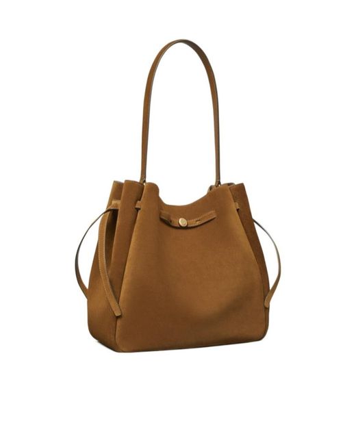 Tory Burch Brown Large Romy Tote Bag