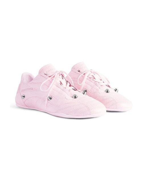 Balenciaga Pink City Low-Top Sneakers