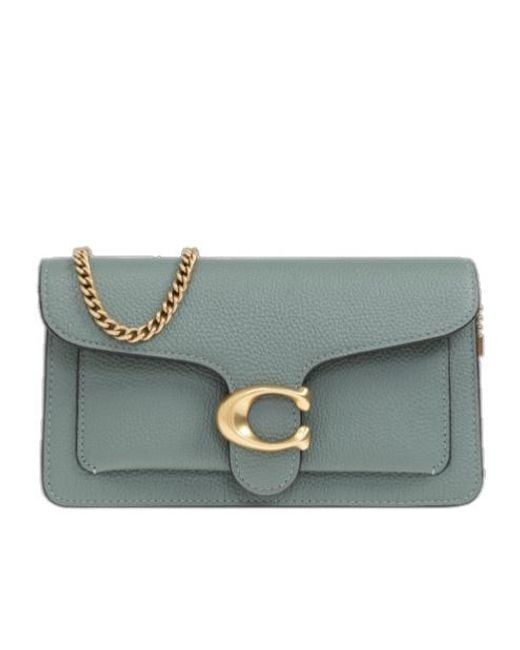 COACH Gray Flip Shoulder Bag