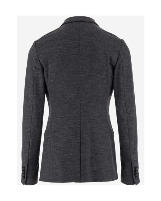 Dolce & Gabbana Blue Double-Breasted Jacket for men