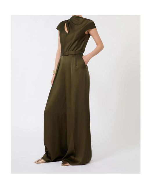 Max Mara Green Studio Msevespa Envers Satin Jumpsuit
