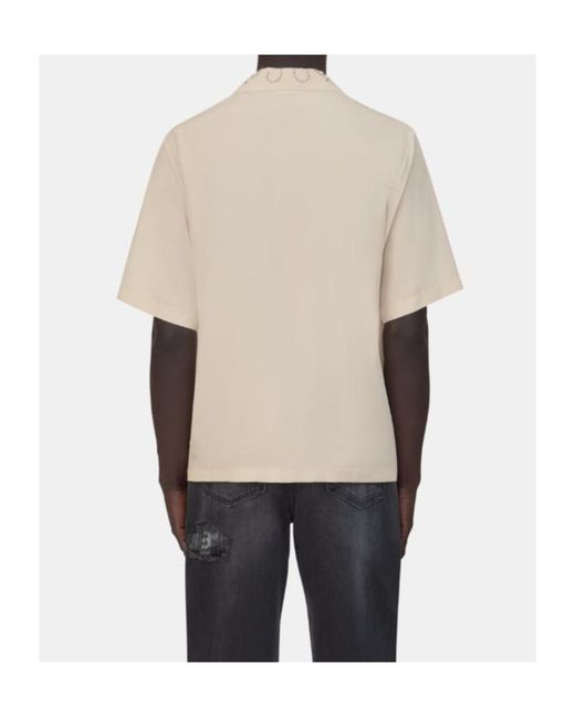 Amiri White Stud Camp Shirt for men
