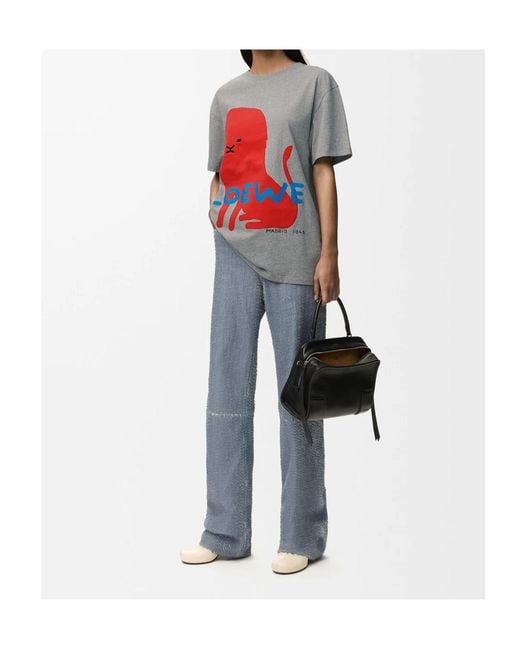 Loewe Gray Regular Fit T-Shirt