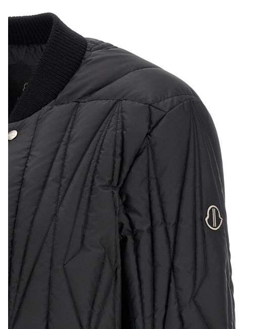 Moncler Black Moncler 'Geocamo Flight' Long-Sleeved Down Jacket for men