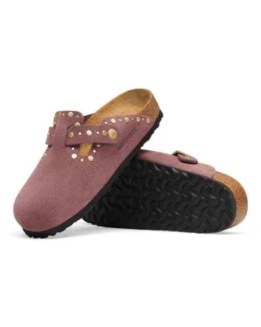 Birkenstock Brown Boston Rivets