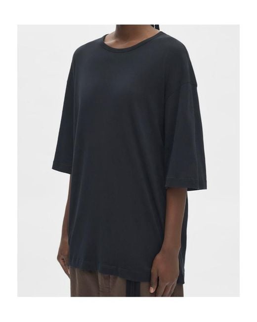 Ann Demeulemeester Blue Short-Sleeved T-Shirt