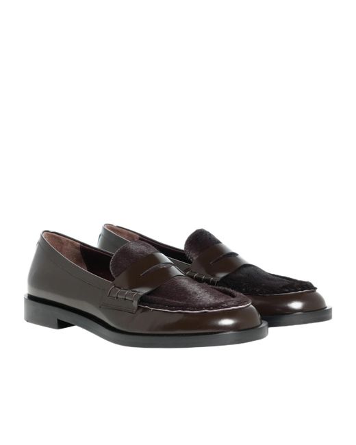 Roberto Festa Black Xander Moccasin Flat Shoes