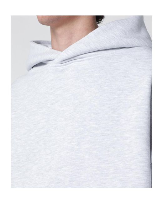 Entire studios White Cotton Hoodie for men