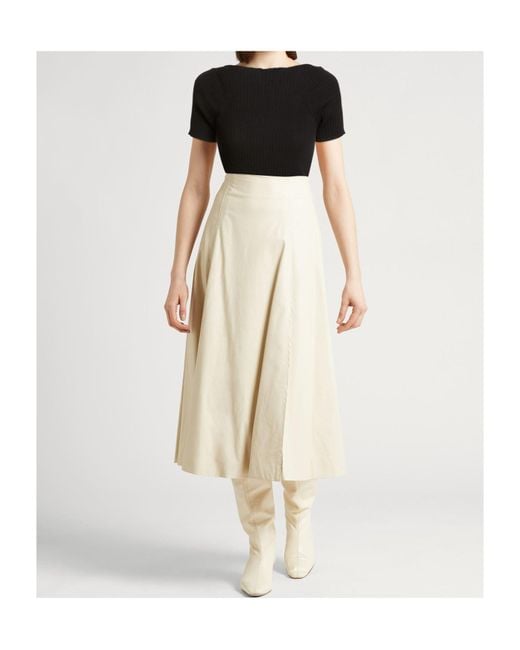 Sportmax Black Ribbed Knit T-Shirt