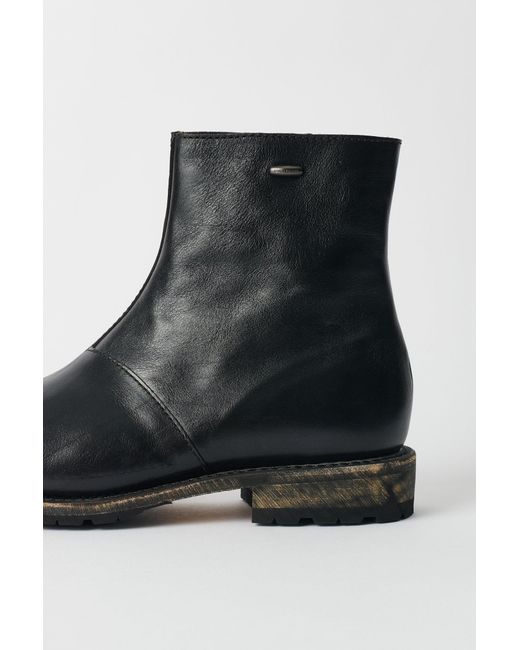 Our Legacy Black Engine Square-Toe Ankle Boots for men