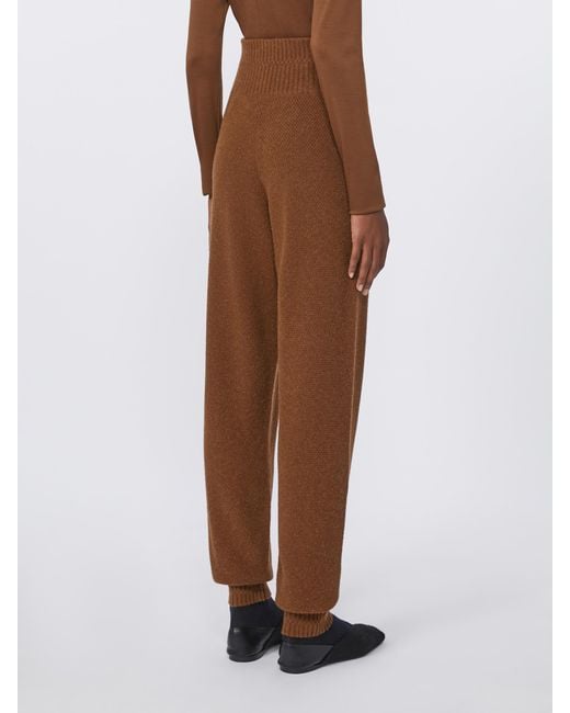 Max Mara Brown Camel Jogging Trousers