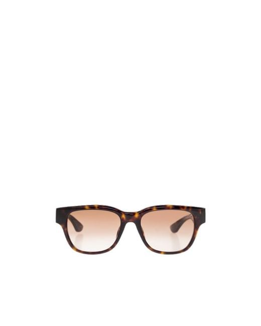 McQueen Natural Eyewear Square Frame Sunglasses