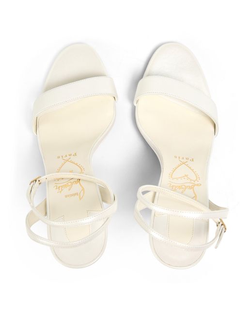 Christian Louboutin White High-Heel Sandals