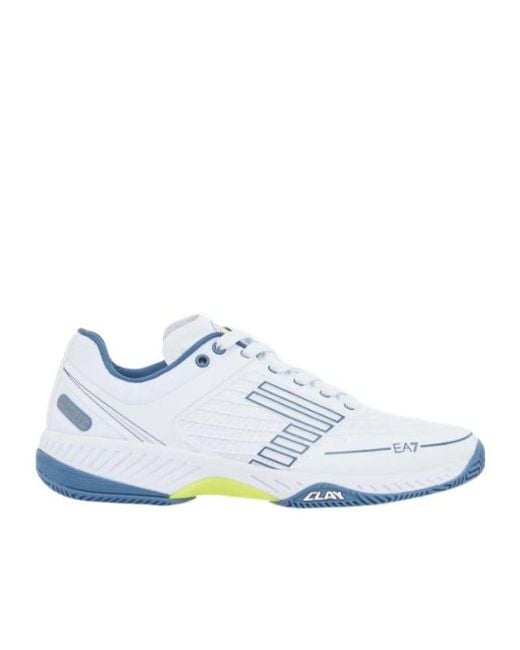 EA7 Blue Logo Detail Trainers for men