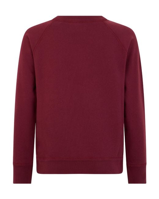 Isabel Marant Red Isabel Marant Étoile Logo Crewneck Sweatshirt